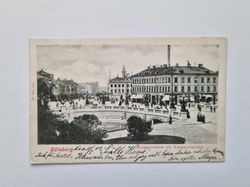 Vykort Göteborg Kungsportsbron och Kungsportsplatsen, 1902