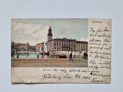Vykort Göteborg Rådhuset, 1902