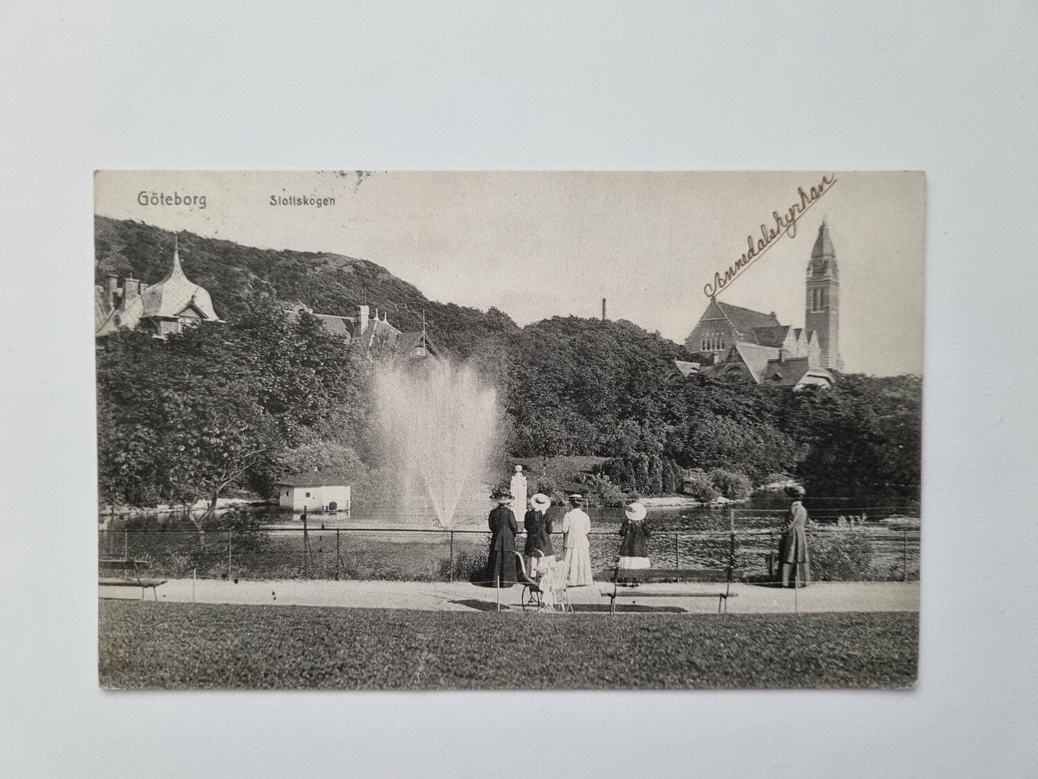Vykort Göteborg Slottskogen 1910