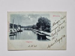 Vykort Göteborg Vallgrafven 1902