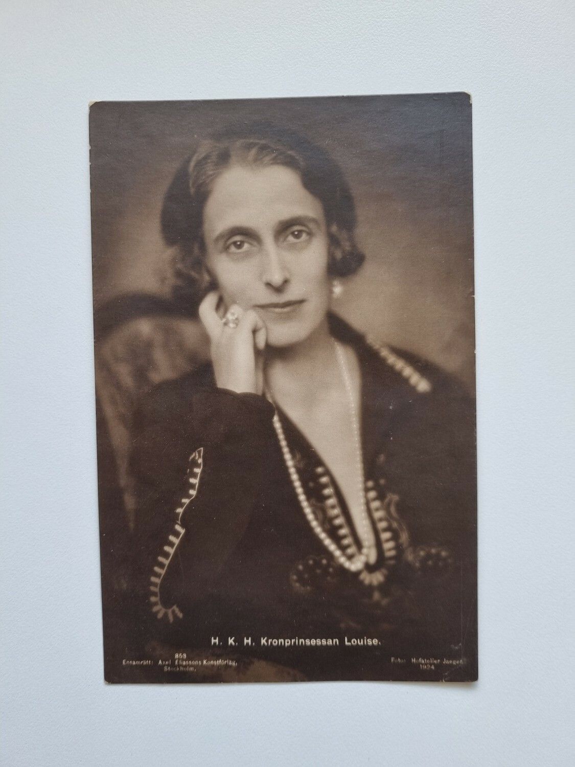 Vykort H. K. H. Kronprinsessan Louise