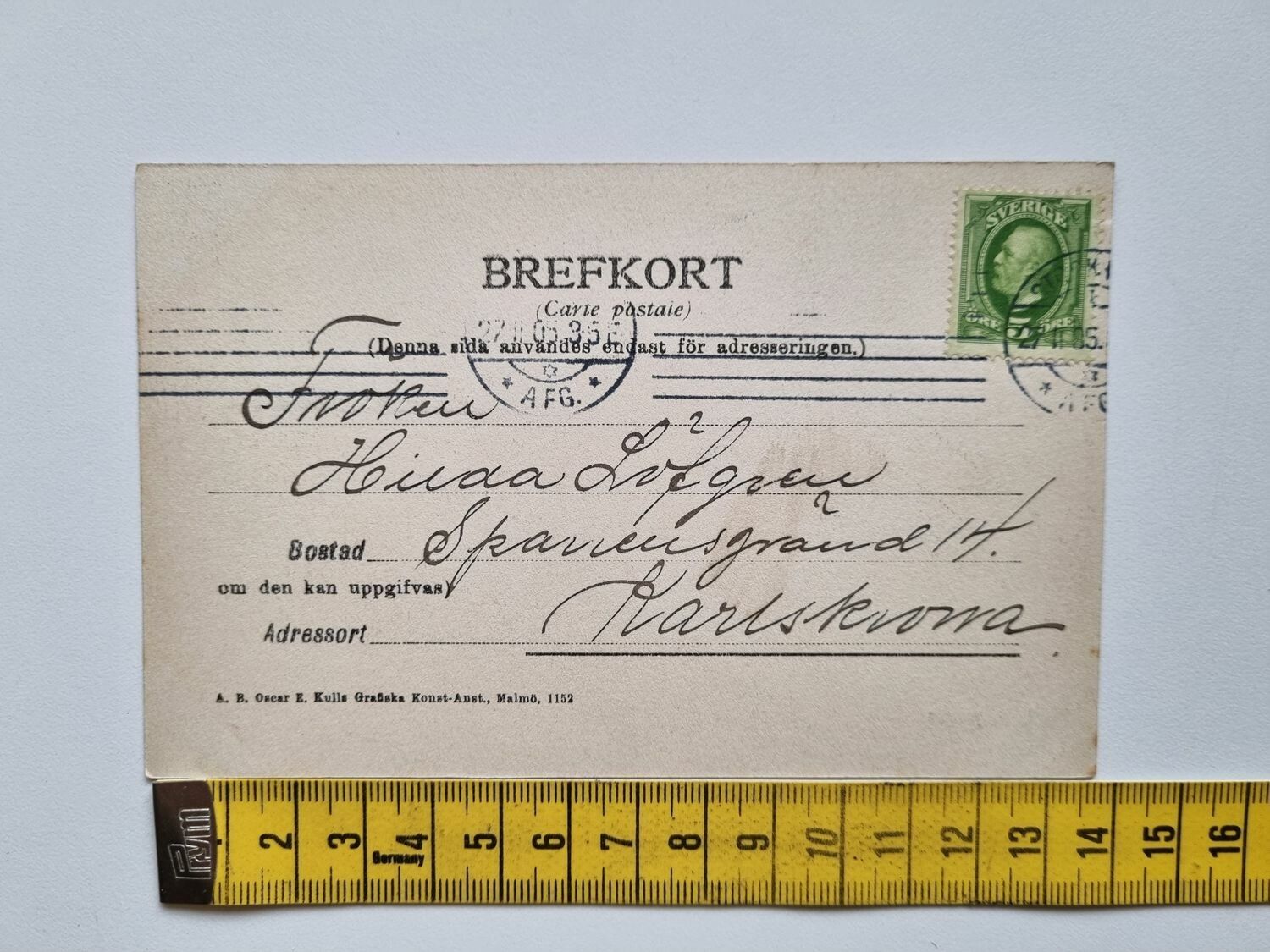 Vykort Haga grindar, 1905