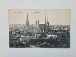 Vykort HALLE a. S. Totalansicht, 1911
