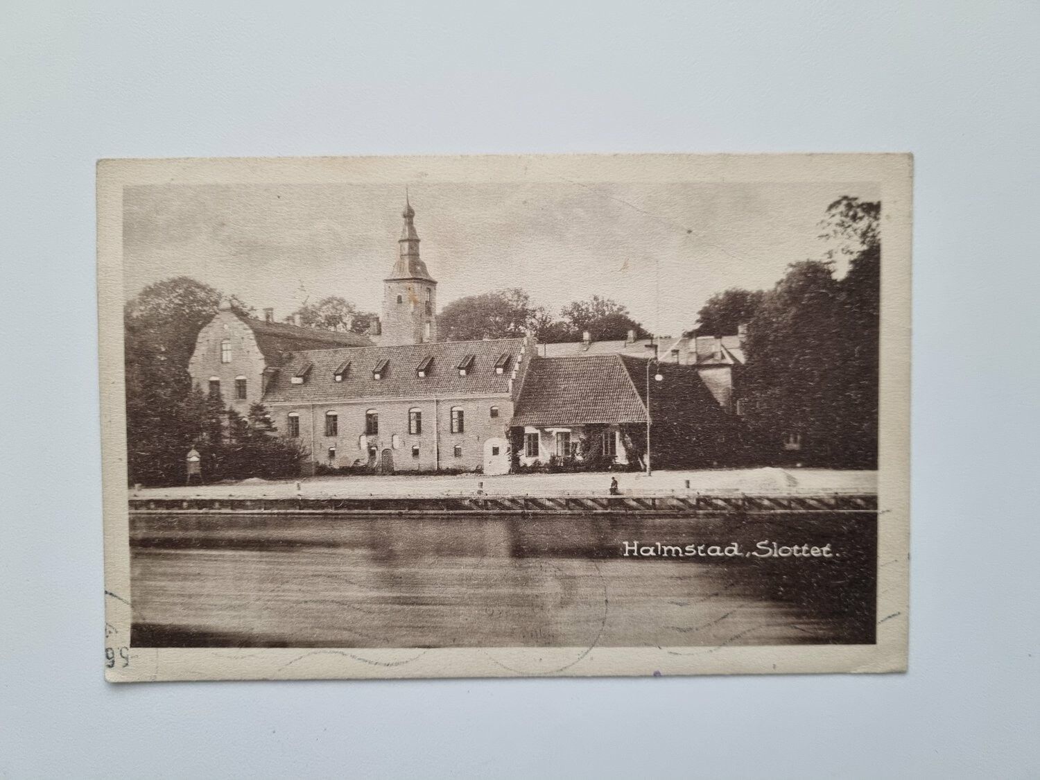Vykort Halmstad, Slottet