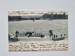Vykort Hamburg Am Jungfernstieg 1903