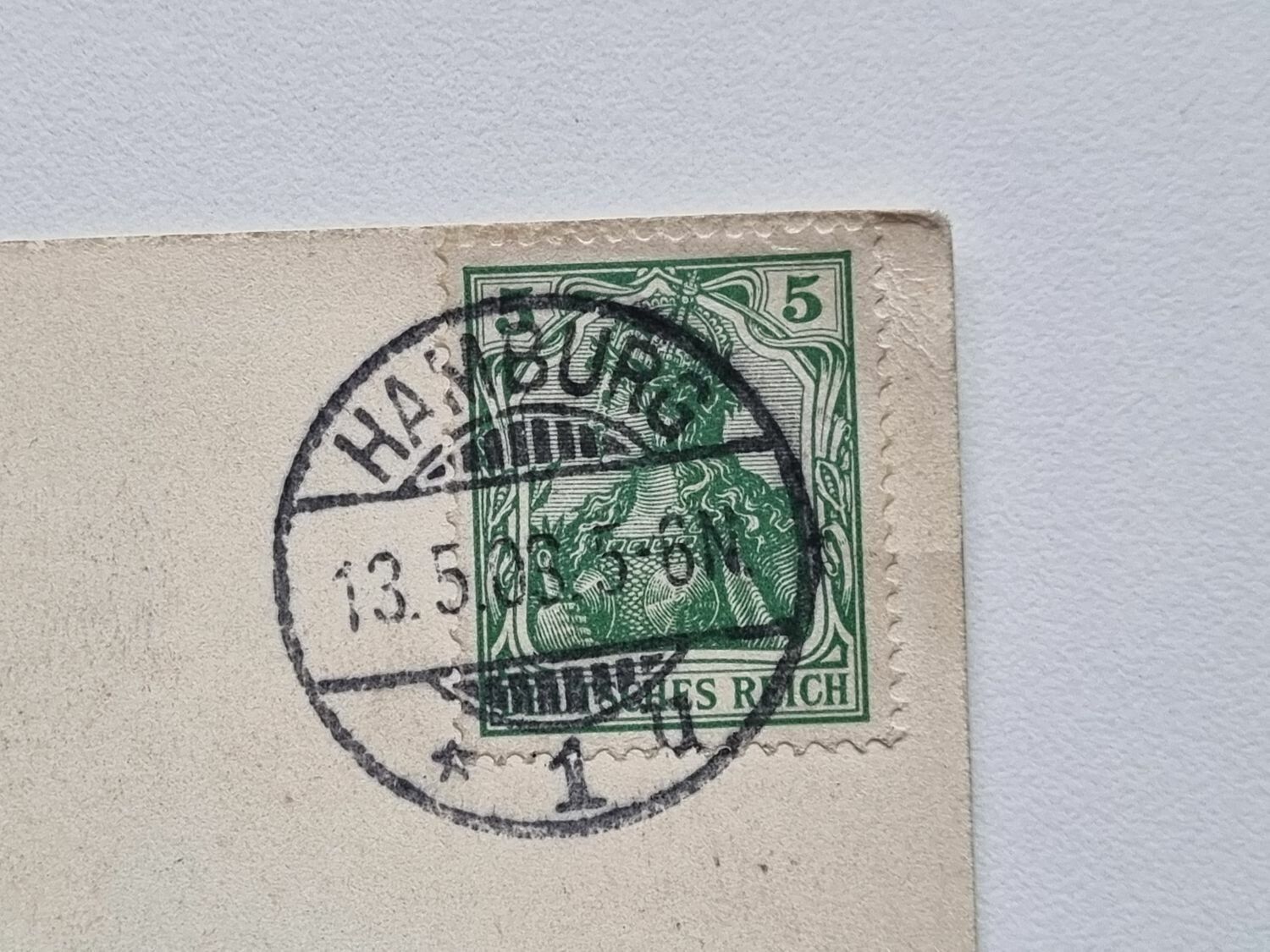 Vykort Hamburg Am Jungfernstieg 1903