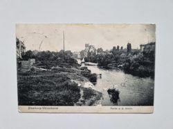 Vykort Hamburg-Uhlenhorst Partie a. d. Alster. 1905