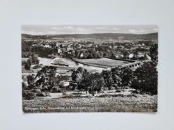 Vykort Hattingen-Ruhr, Gesamtblick mit Ruhrbrücke