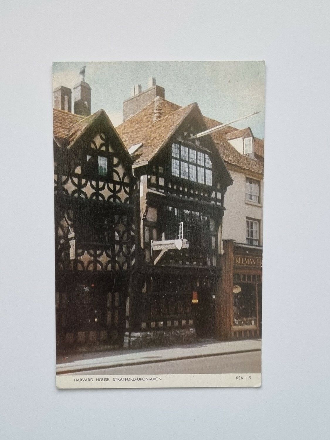 Vykort HARVARD HOUSE, STRATFORD UPON AVON