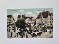 Vykort Heilbronn a. N. Marktplatz, 1906