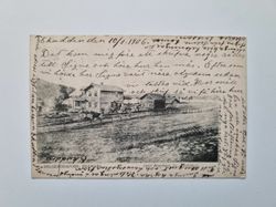 Vykort Helgebodafors Framnäs, 1906