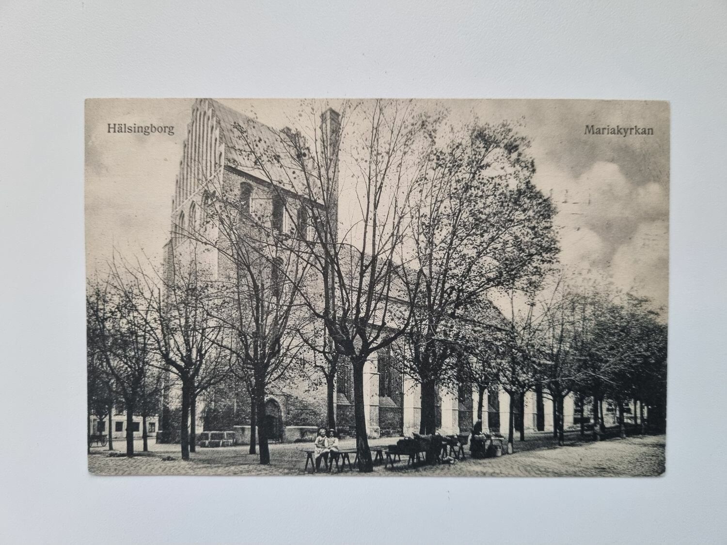 Vykort Helsingborg Mariakyrkan 1915
