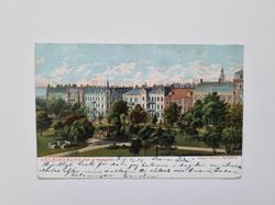 Vykort HELSINGBORG Parti af Stadsparken, 1905?