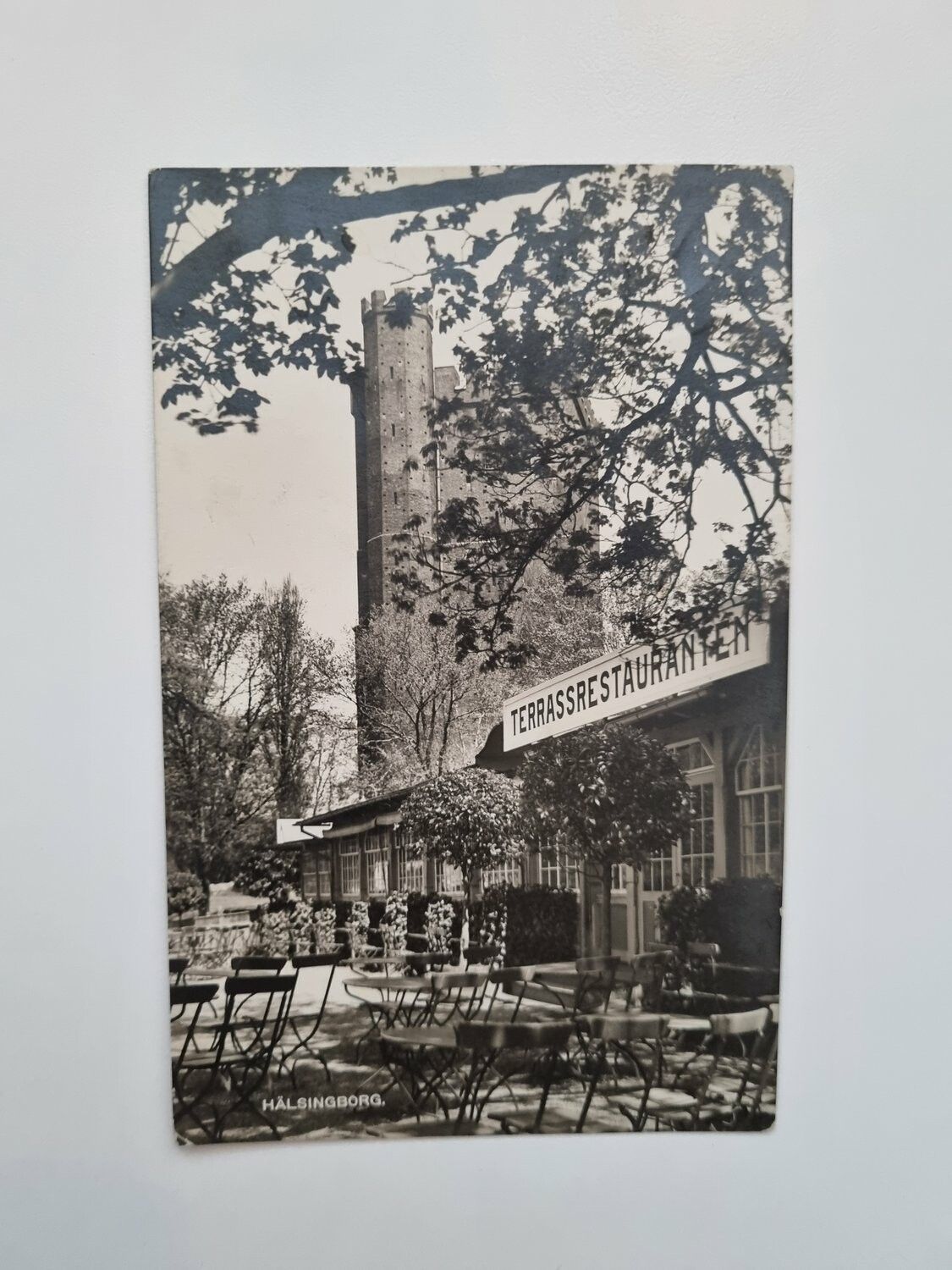 Vykort HÄLSINGBORG TERRASSRESTAURANTEN