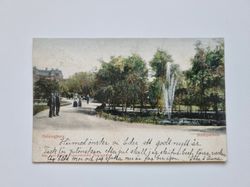 Vykort Helsingborg Stadsparken, 1902?