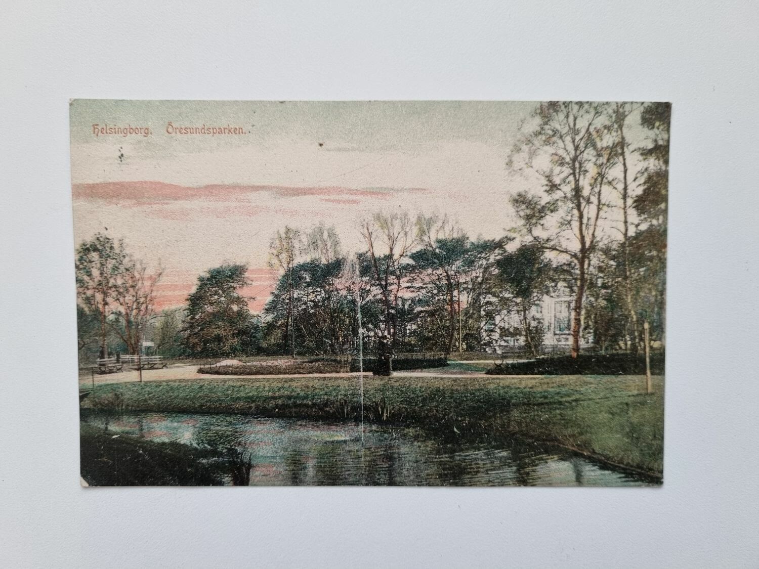 Vykort Helsingborg Öresundsparken, 1910