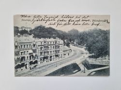 Vykort HELSINGBORG. Helsovägen, 1904