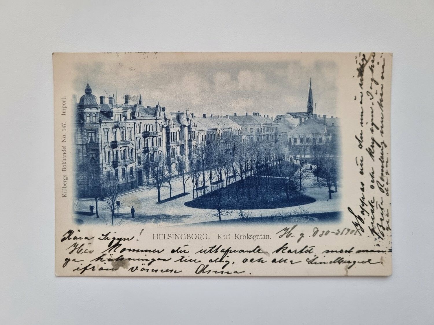 Vykort HELSINGBORG. Karl Kroksgatan 1901