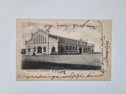 Vykort HELSINGBORG. Saluhallen 1902