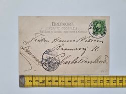 Vykort HELSINGBORG. Saluhallen 1902