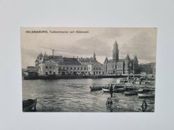Vykort HELSINGBORG. Tullkammaren och Rådhuset