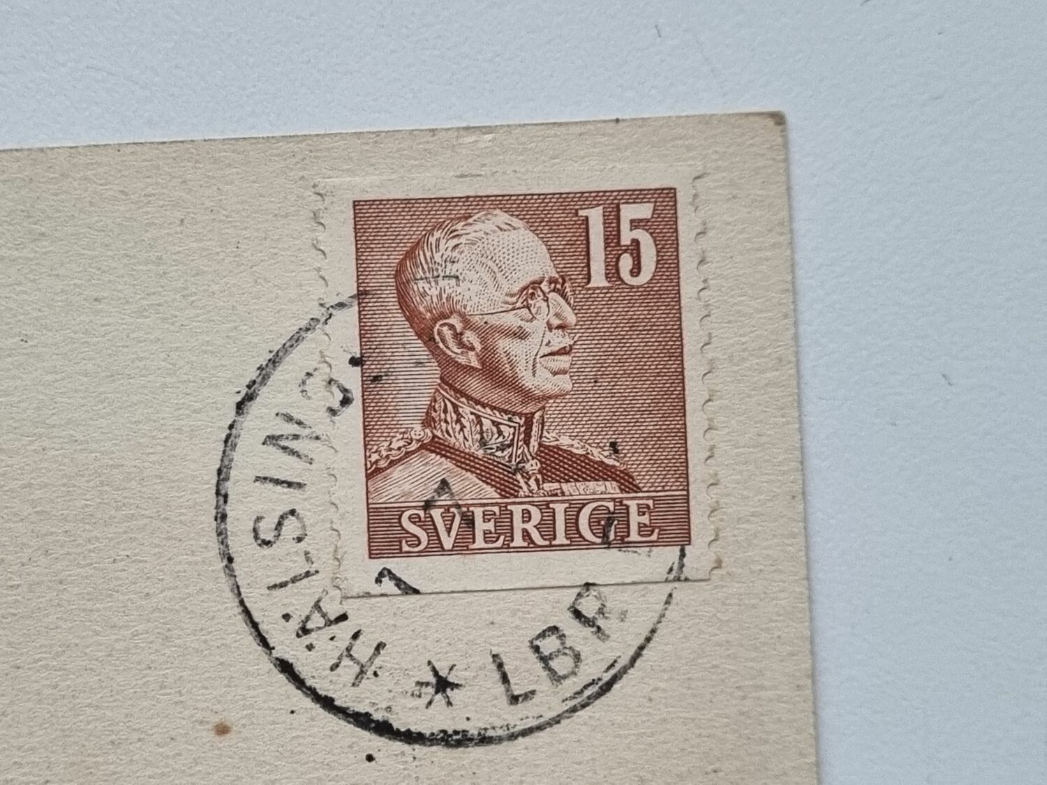 Vykort Hälsingborg. St. Jörgen-fontänen av Axel Wallenberg