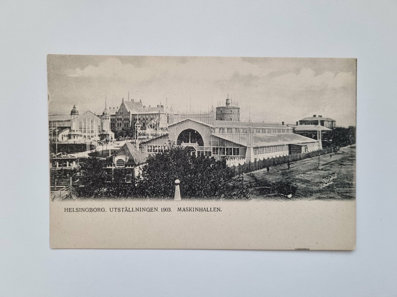 Vykort HELSINGBORG. UTSTÄLLNINGEN 1903. MASKINHALLEN