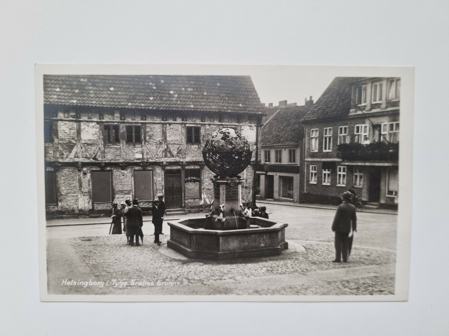 Vykort Helsingborg: Tyge Brahes brunn