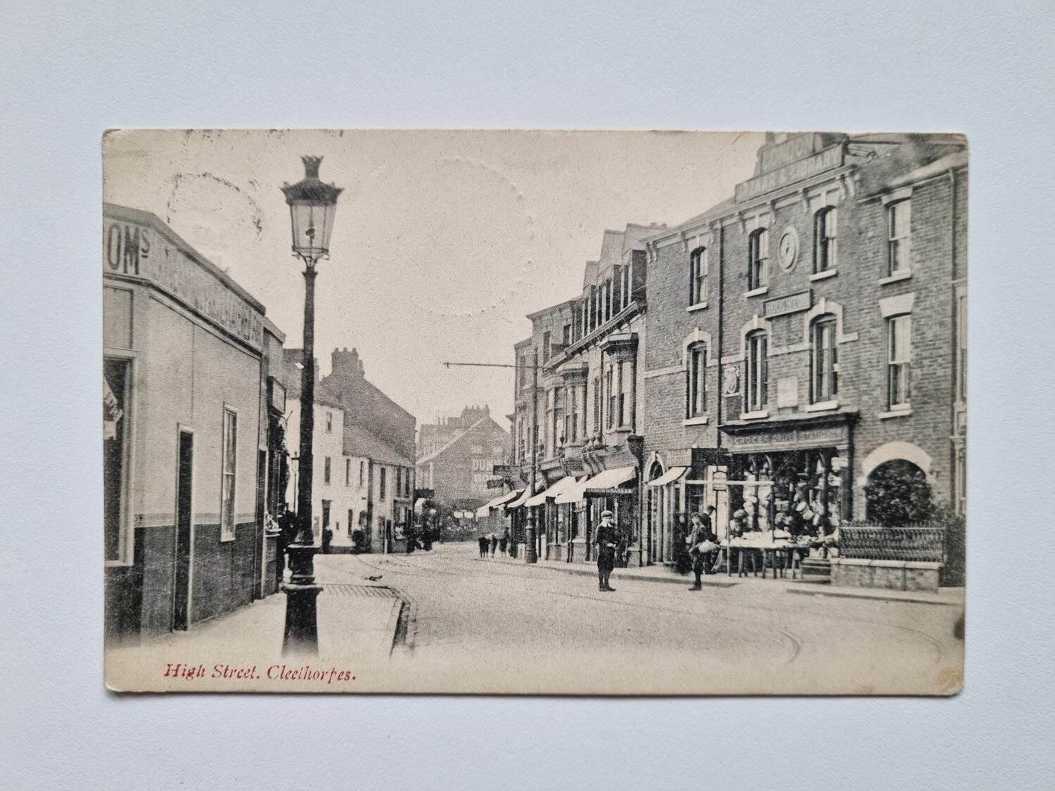 Vykort High Street. Cleethorpes 1906