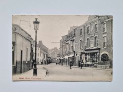 Vykort High Street. Cleethorpes 1906