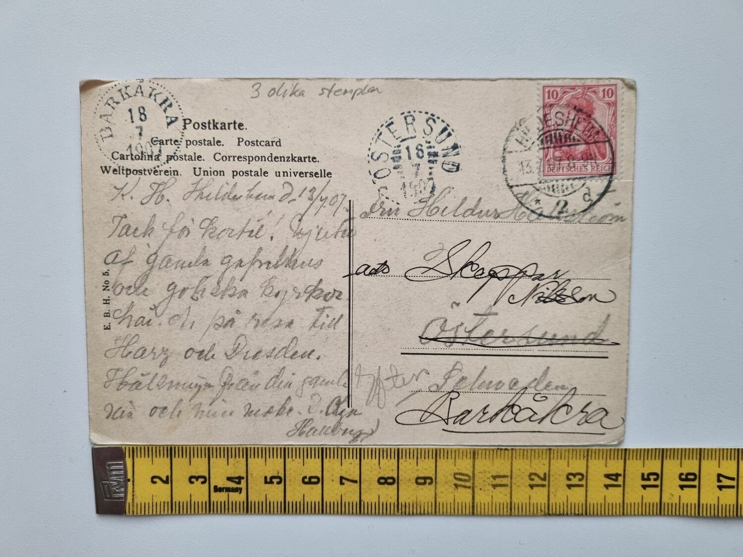 Vykort Hildesheim, Kreuzgang 1907
