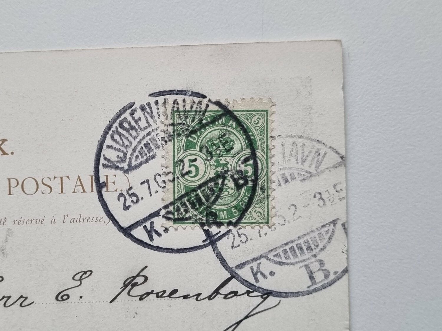 Vykort HILSEN FRA KJØBENHAVNS RAADHUS, 1905