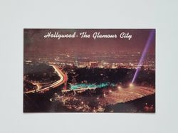 Vykort Hollywood The Glamour City