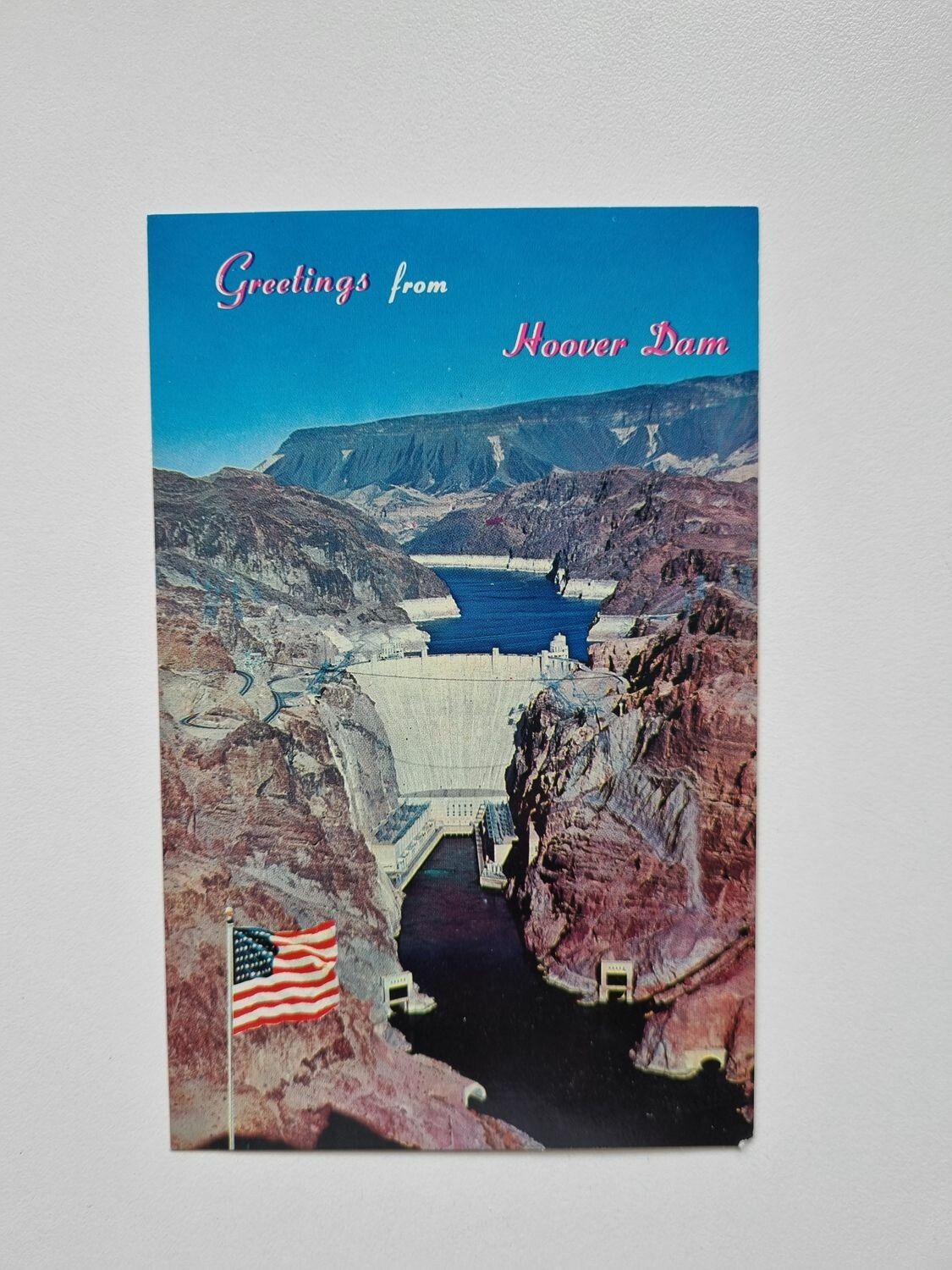 Vykort Hoover Dam