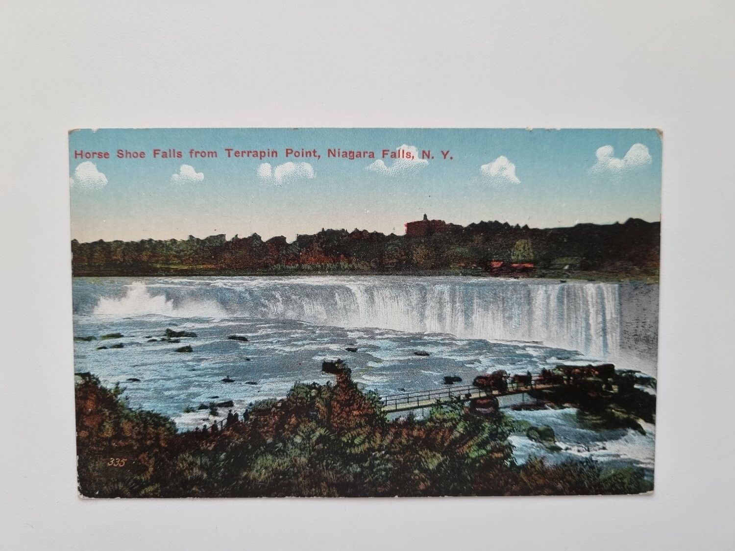 Vykort Horse Shoe Falls from Terrapin Point, Niagara Falls, N. Y.