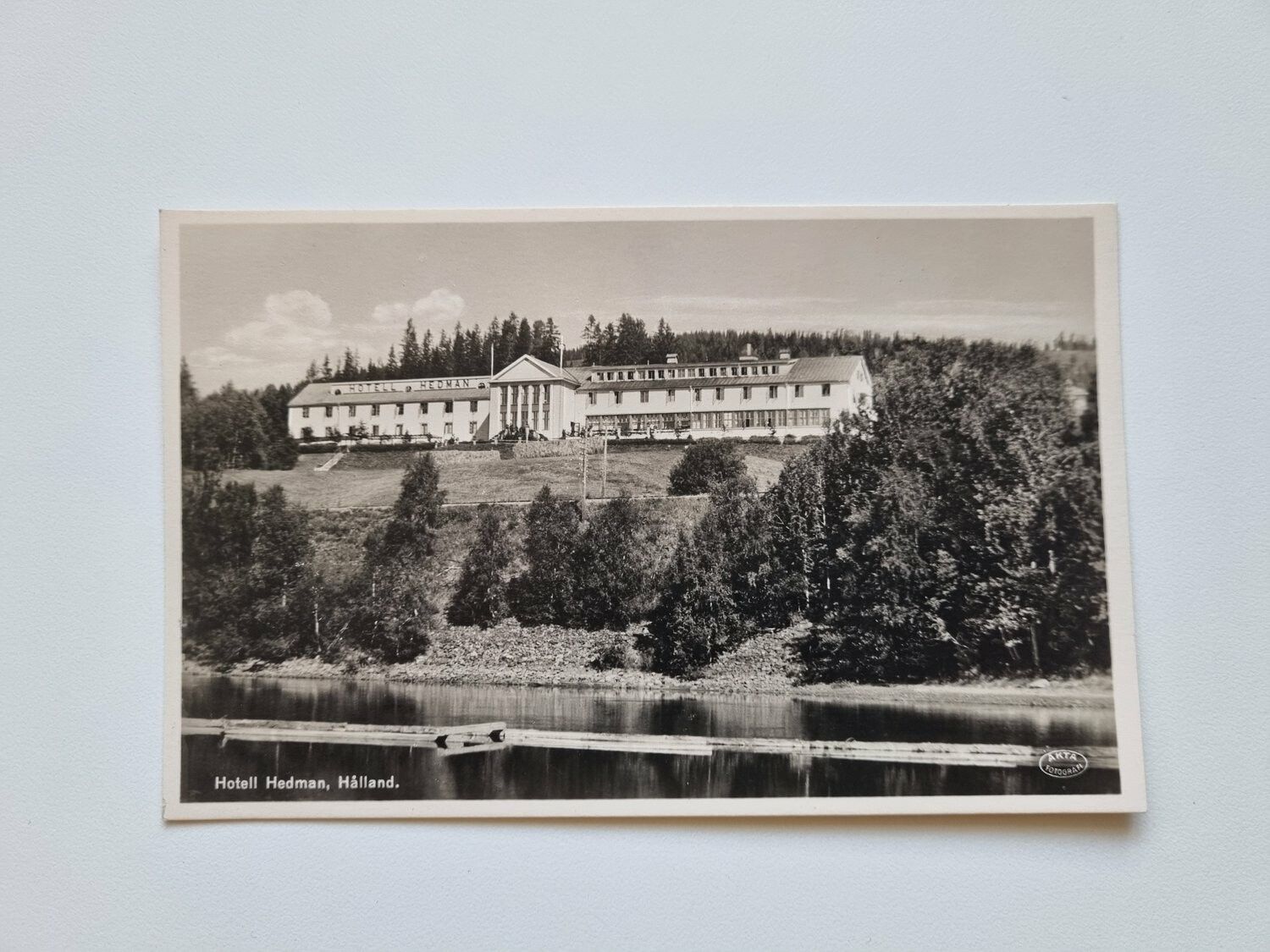 Vykort Hotell Hedman, Hålland