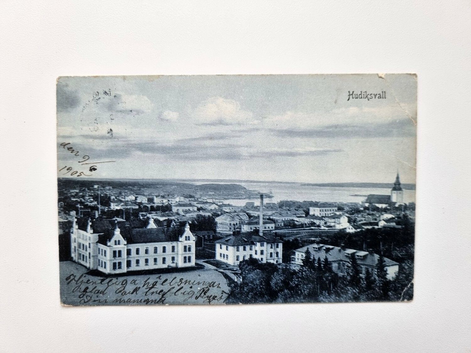 Vykort Hudiksvall, 1905