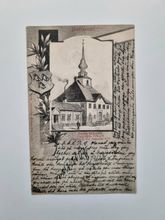 Vykort Hudiksvall, Gamla Rådhuset 1903