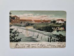 Vykort Hällefors Kvarngården 1904