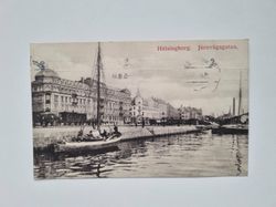 Vykort Helsingborg, Järnvägsgatan 1913