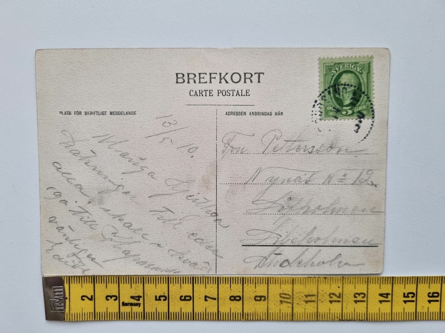 Vykort HERNÖSAND. DOMKYRKAN 1910