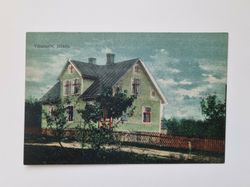 Vykort Hökön, Villamotiv