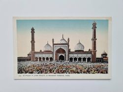 Vykort Juma Musjid, Delhi