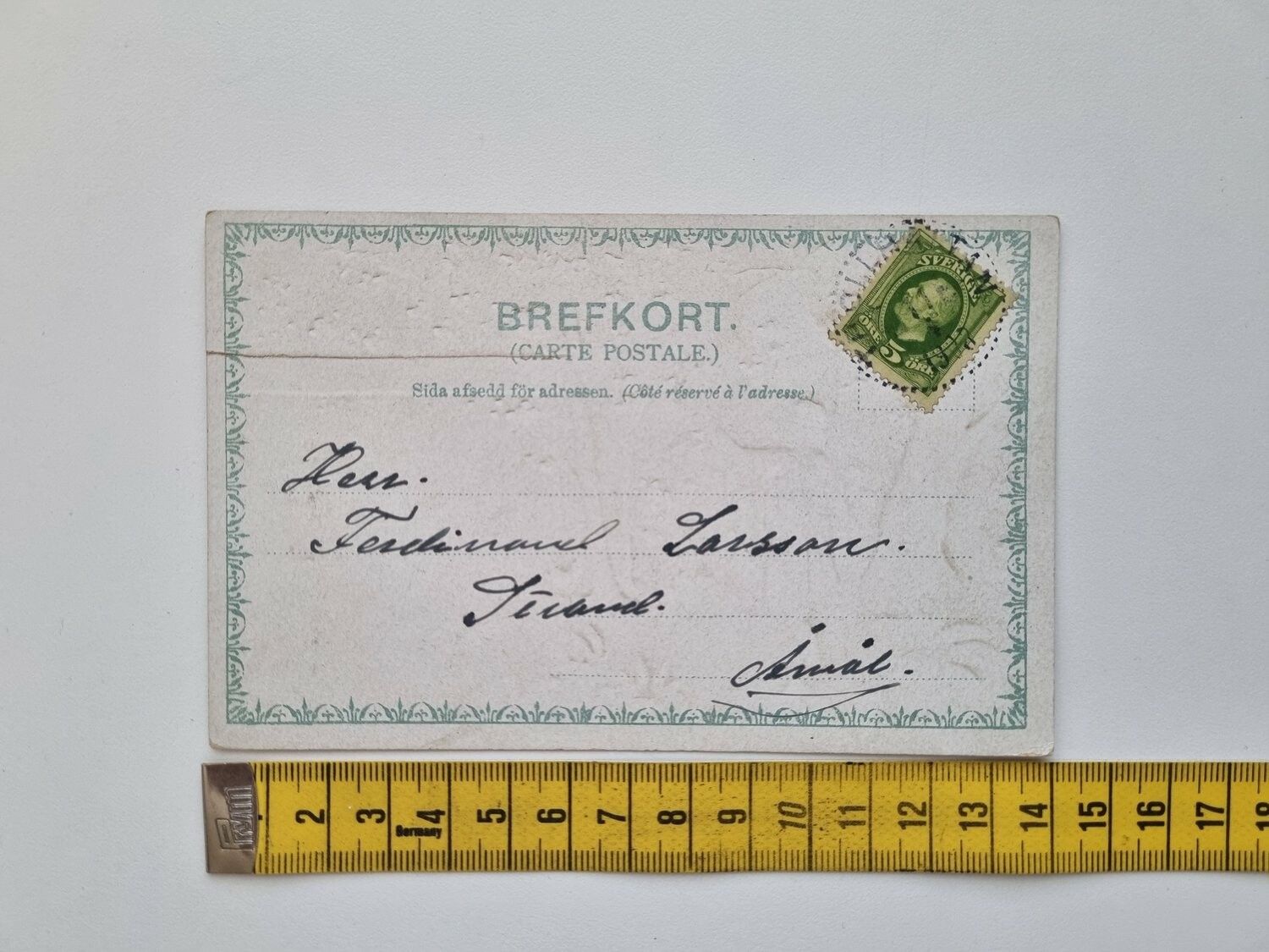 Vykort I skogens sköte 1908