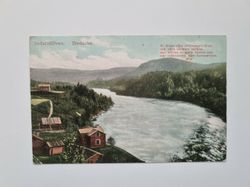 Vykort Indalsälfven. Bodacke, 1914