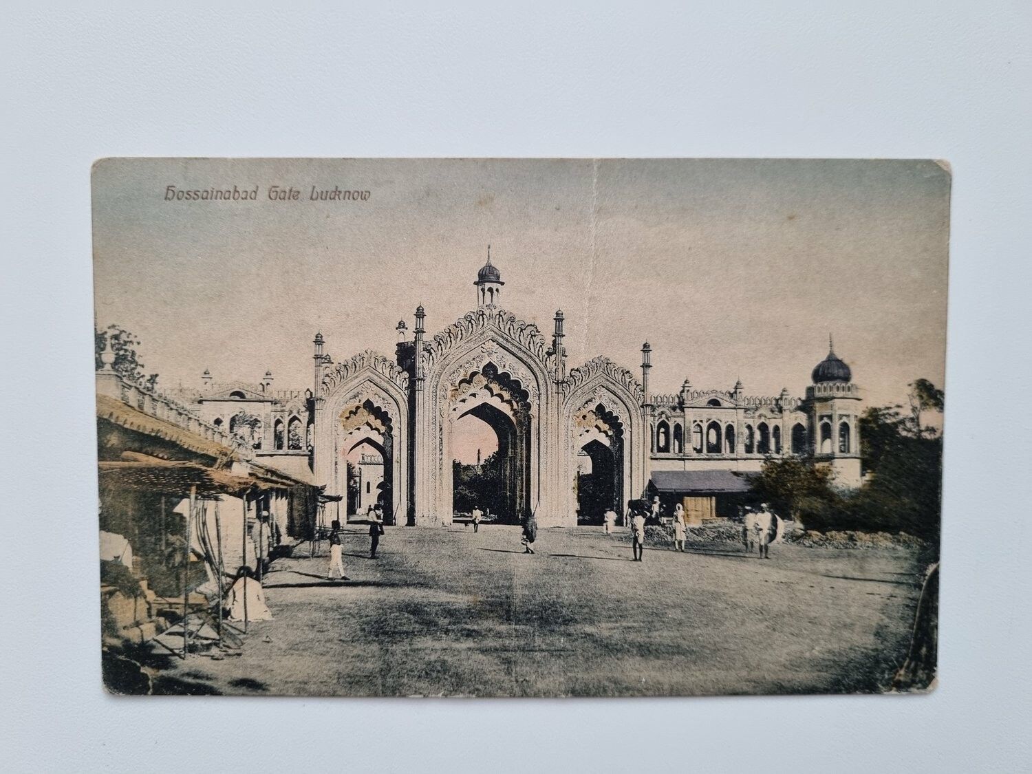 Vykort Indien. Hussainabad Gate. Lucknow 1913