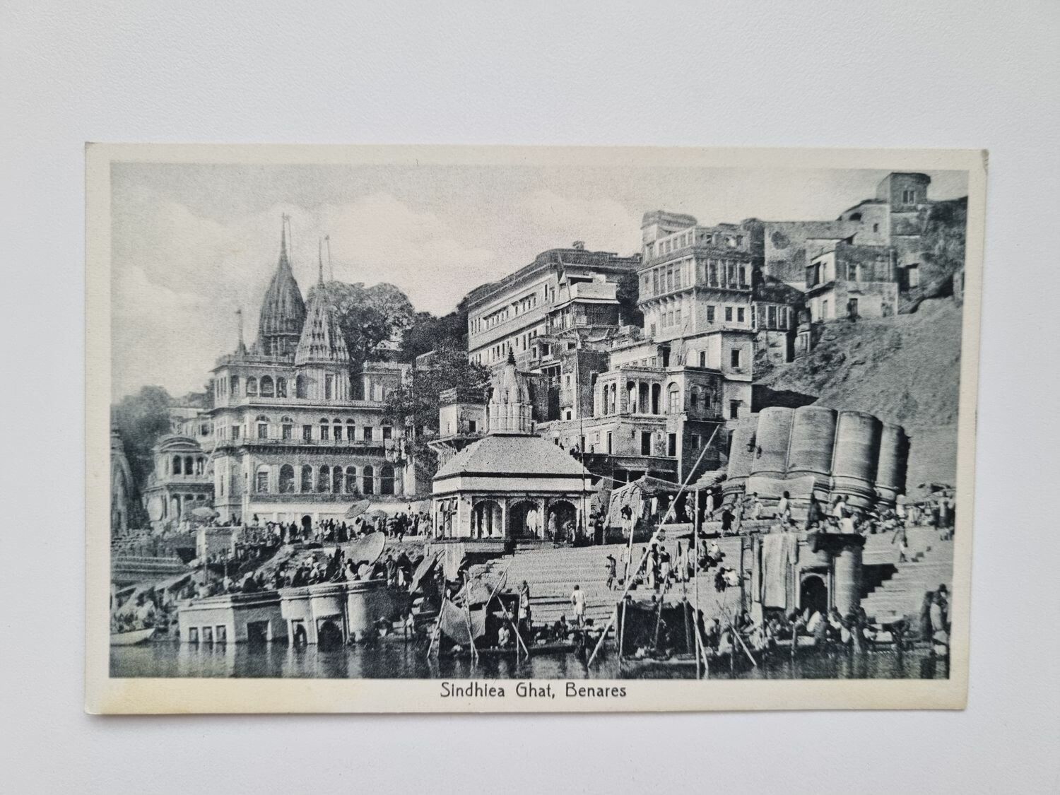 Vykort Sindhlea Ghat, Benares