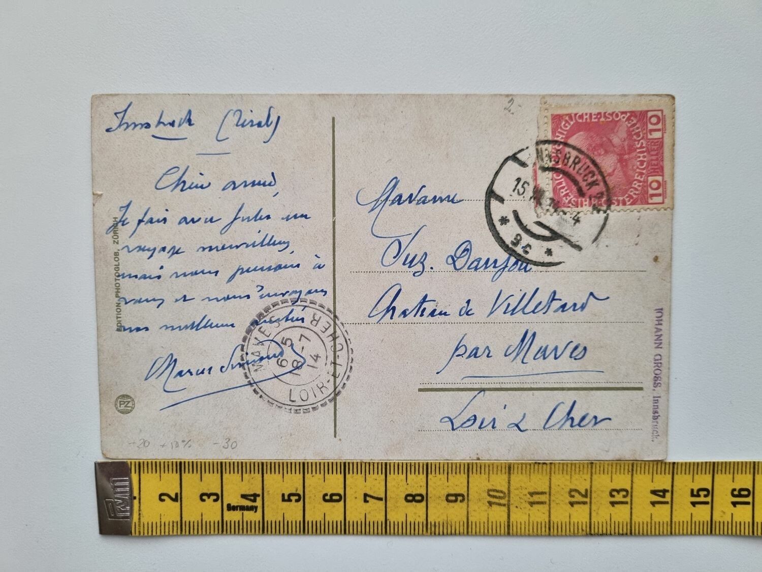 Vykort Innsbruck Maria-Theresiastrasse