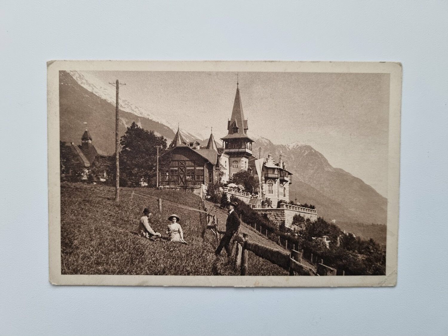 Vykort INNSBRUCK, Hungerburg, Hotel Maria Brunn, 1919