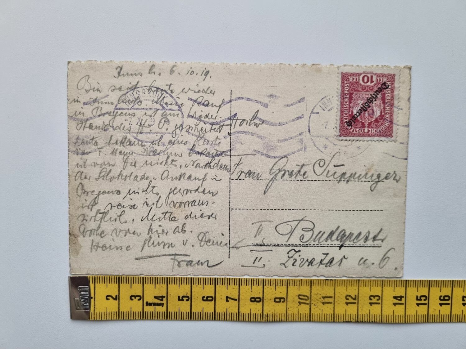 Vykort INNSBRUCK.D4, 1919